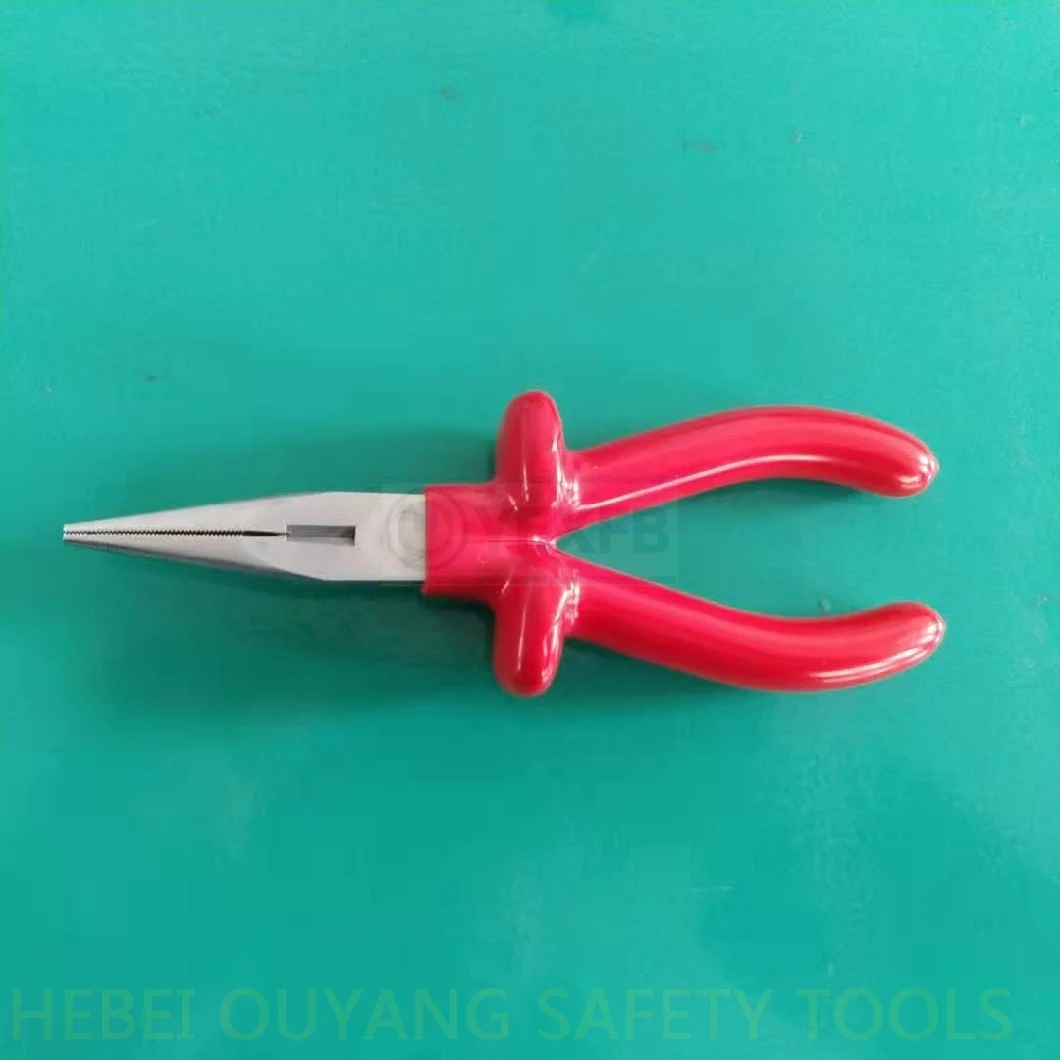 VDE 1000V Insulation Dipped Snipe/Needle Nose Pliers, 6