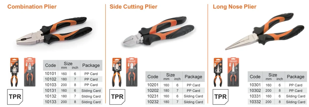 Professional Combination Plier for Cutting 200mm / 8