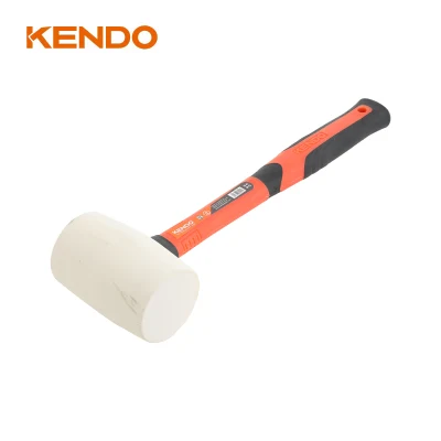 Резиновый молоток Kendo идеально подходит для укладки плитки, строительства, деревообработки и автомобилестроения.