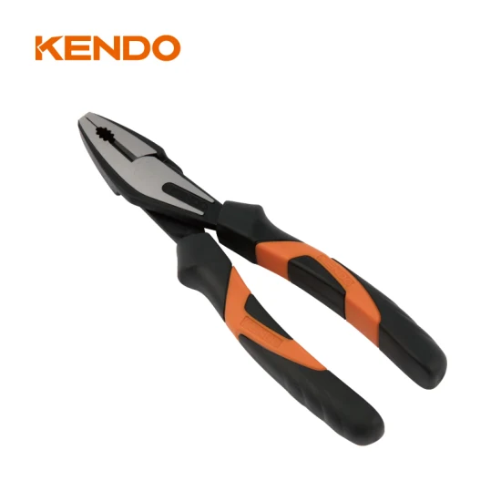 Kendo Best Sale Профессиональные комбинированные плоскогубцы с высоким рычагом CRV для резки 8 дюймов/200 мм